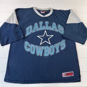 The Edge Dallas Cowboys Vintage men’s 1/2 Sleeve T-shirt Size Large 1996
